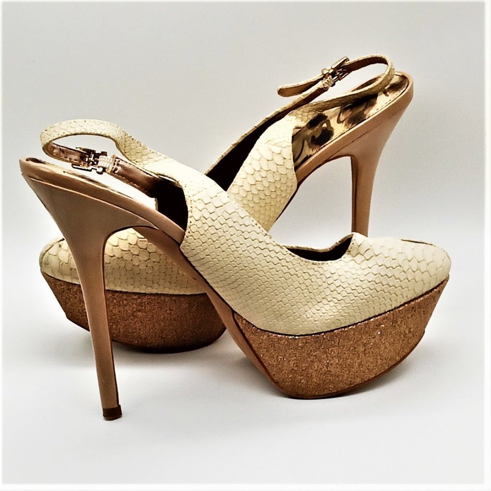 SAM EDELMAN Novalto with 1.5" Splash Gold Platform